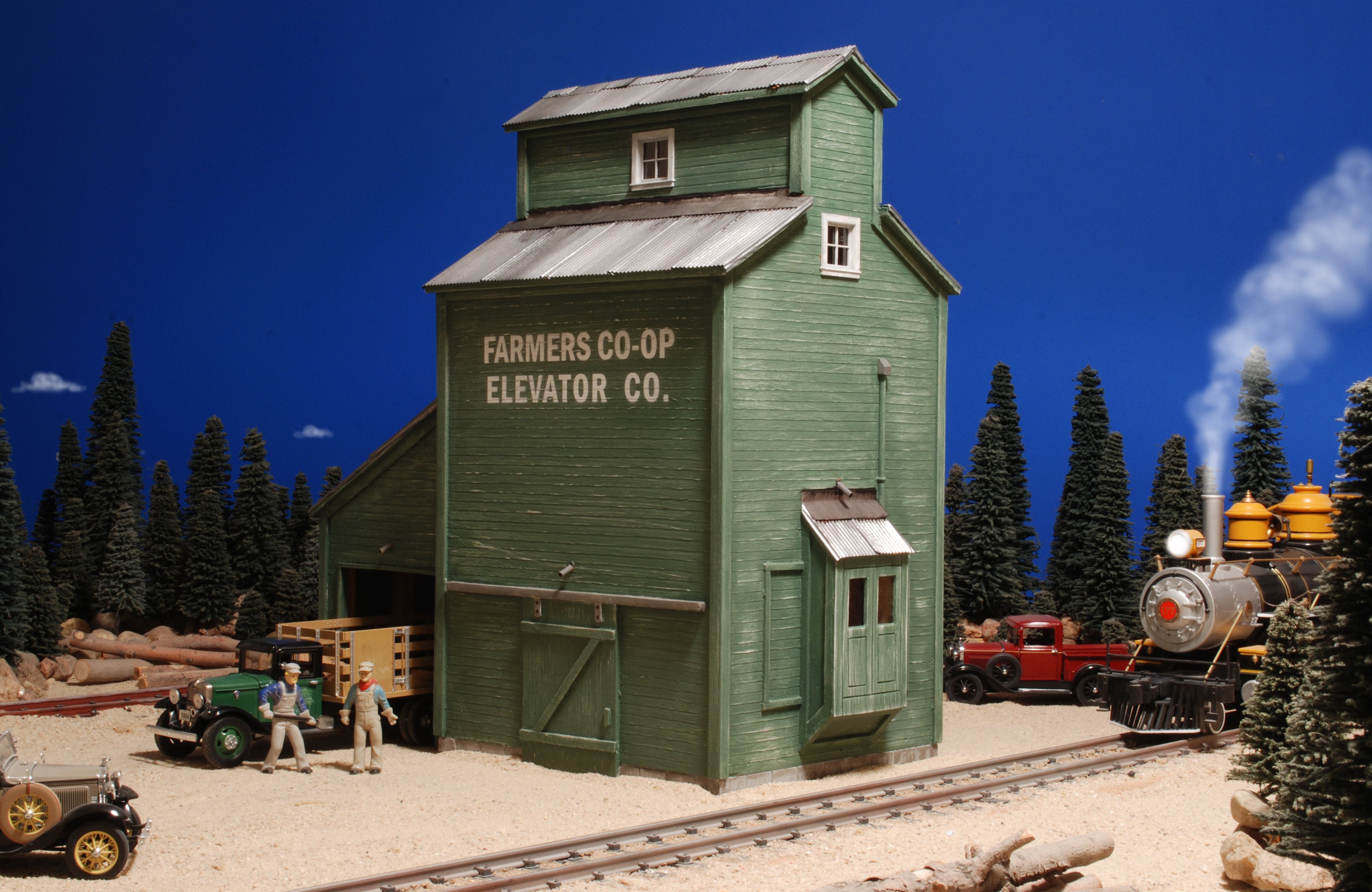 TENWHEELER HOBBIES G SCALE GRAIN ELEVATOR GARDEN SCALE RAILROAD ...