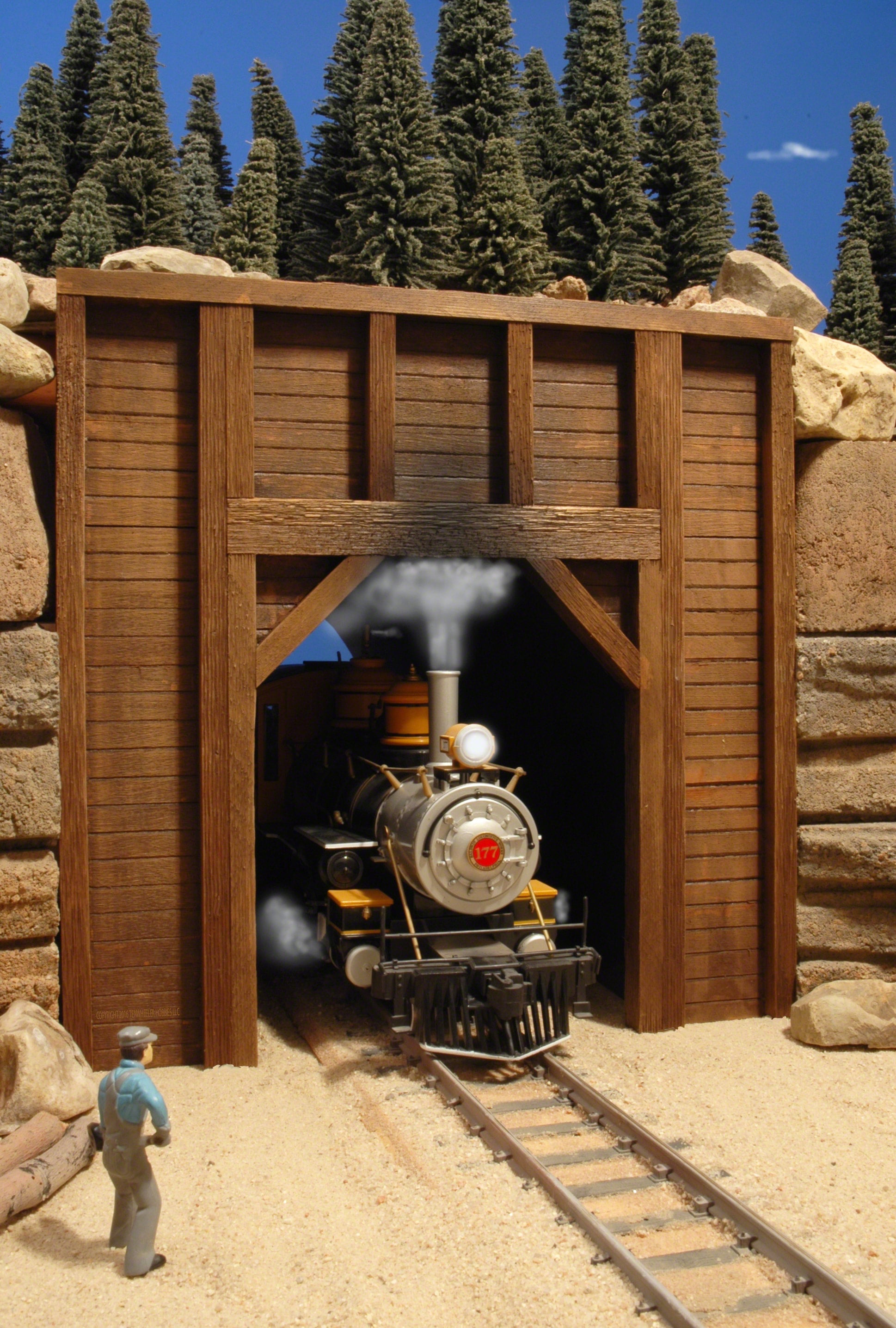 473-161  -  #1 Gge timber portal - G Scale main image 0